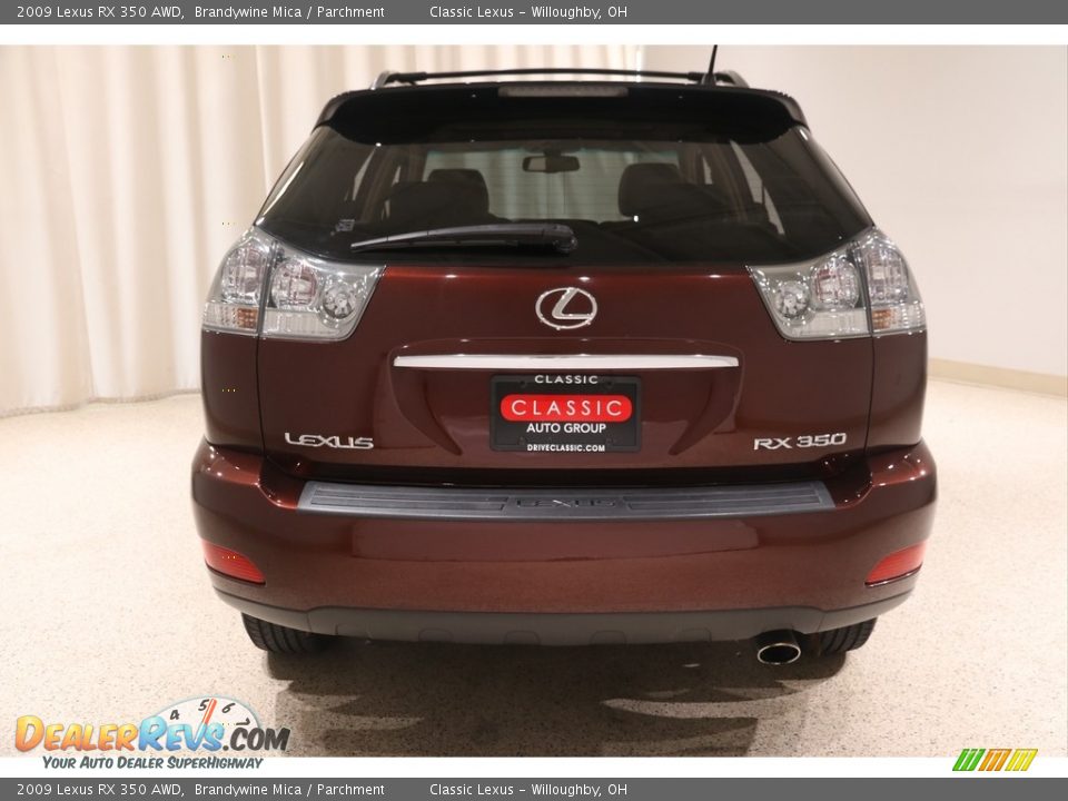 2009 Lexus RX 350 AWD Brandywine Mica / Parchment Photo #24