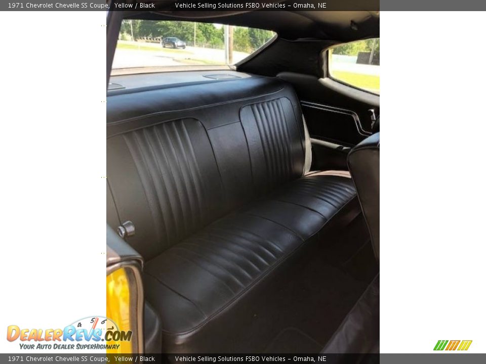 1971 Chevrolet Chevelle SS Coupe Yellow / Black Photo #7