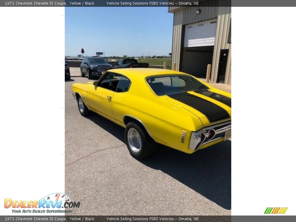 1971 Chevrolet Chevelle SS Coupe Yellow / Black Photo #13