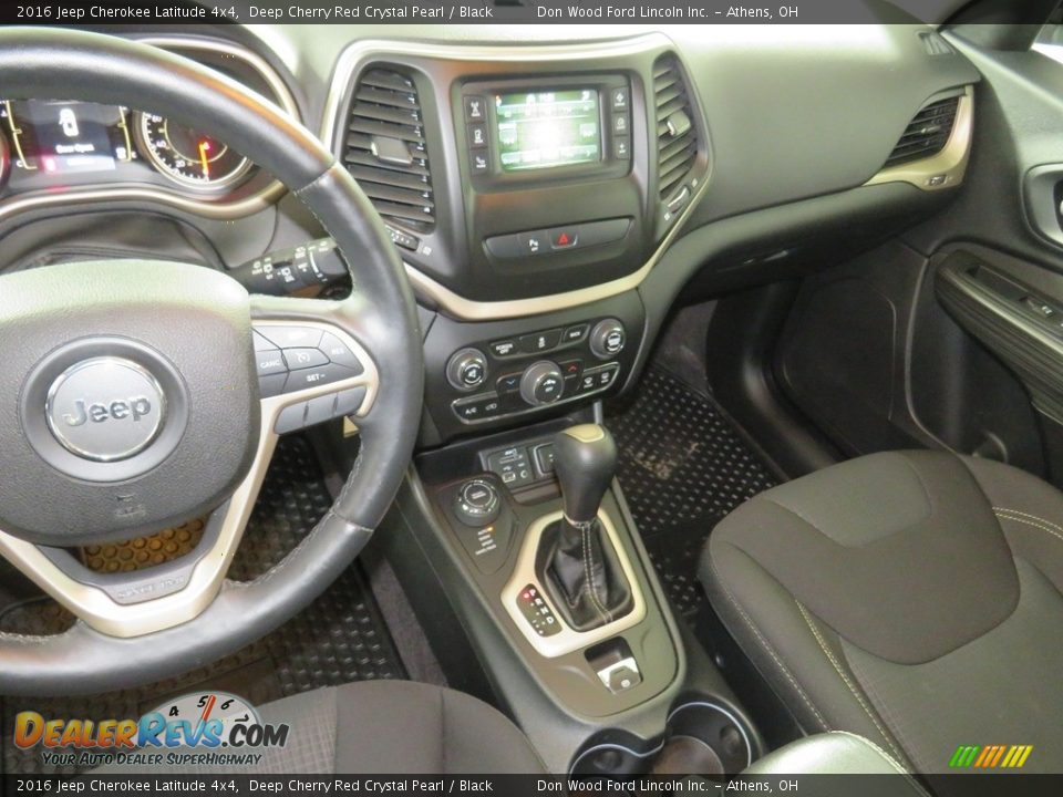 2016 Jeep Cherokee Latitude 4x4 Deep Cherry Red Crystal Pearl / Black Photo #32
