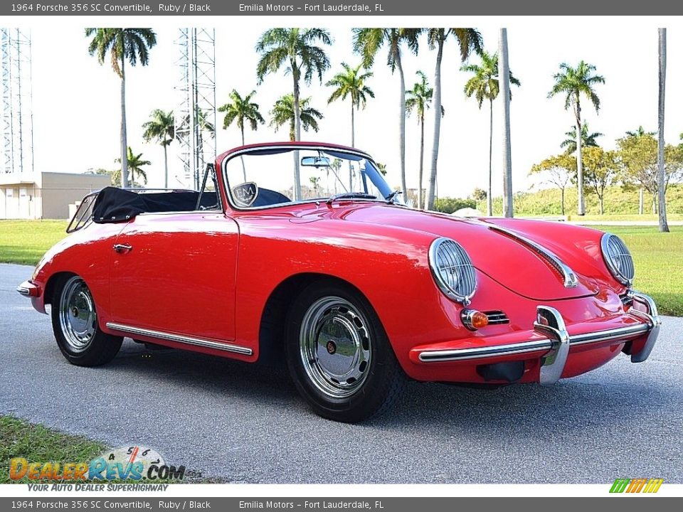 Ruby 1964 Porsche 356 SC Convertible Photo #5