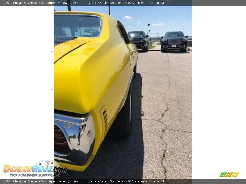 1971 Chevrolet Chevelle SS Coupe Yellow / Black Photo #15