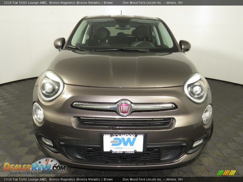 2016 Fiat 500X Lounge AWD Bronzo Magnetico (Bronze Metallic) / Brown Photo #4