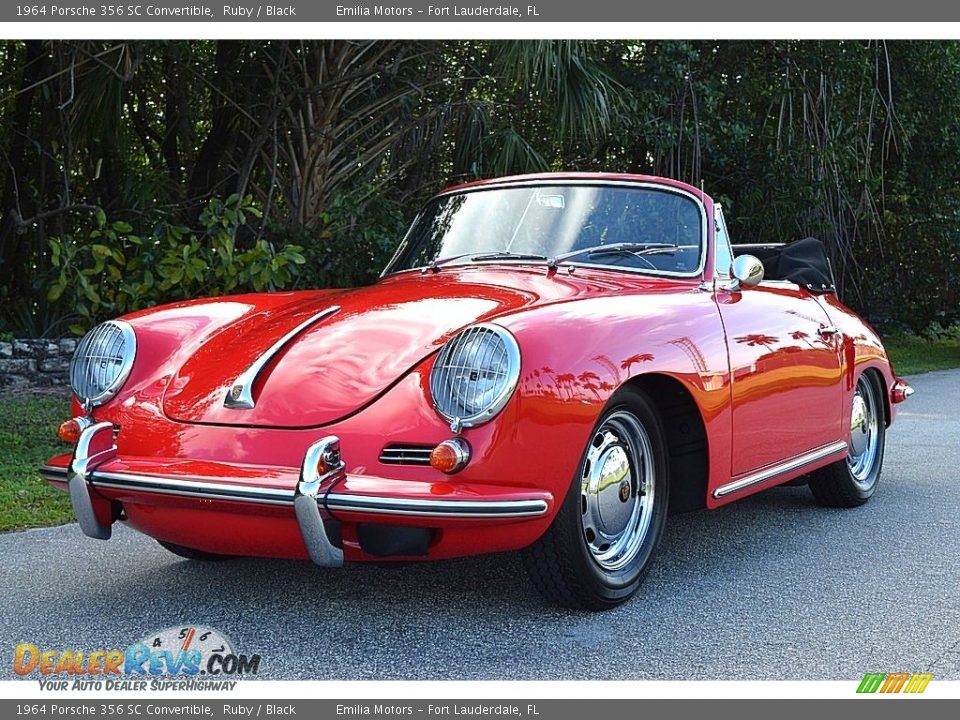 Ruby 1964 Porsche 356 SC Convertible Photo #12