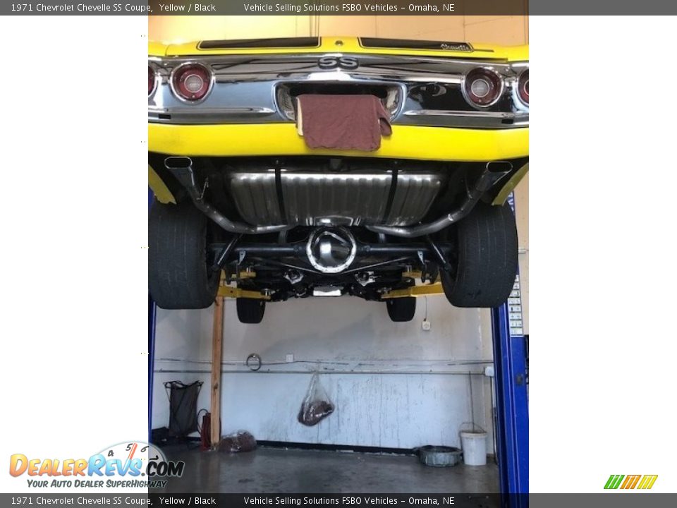 1971 Chevrolet Chevelle SS Coupe Yellow / Black Photo #25