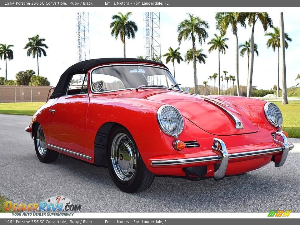 Ruby 1964 Porsche 356 SC Convertible Photo #15