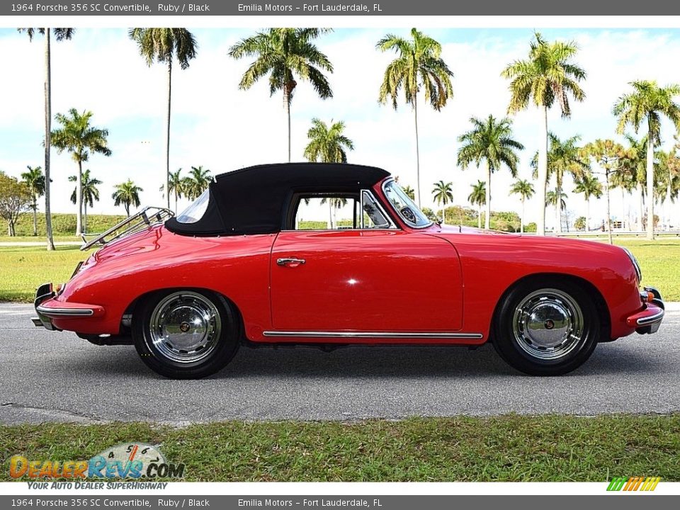 Ruby 1964 Porsche 356 SC Convertible Photo #18