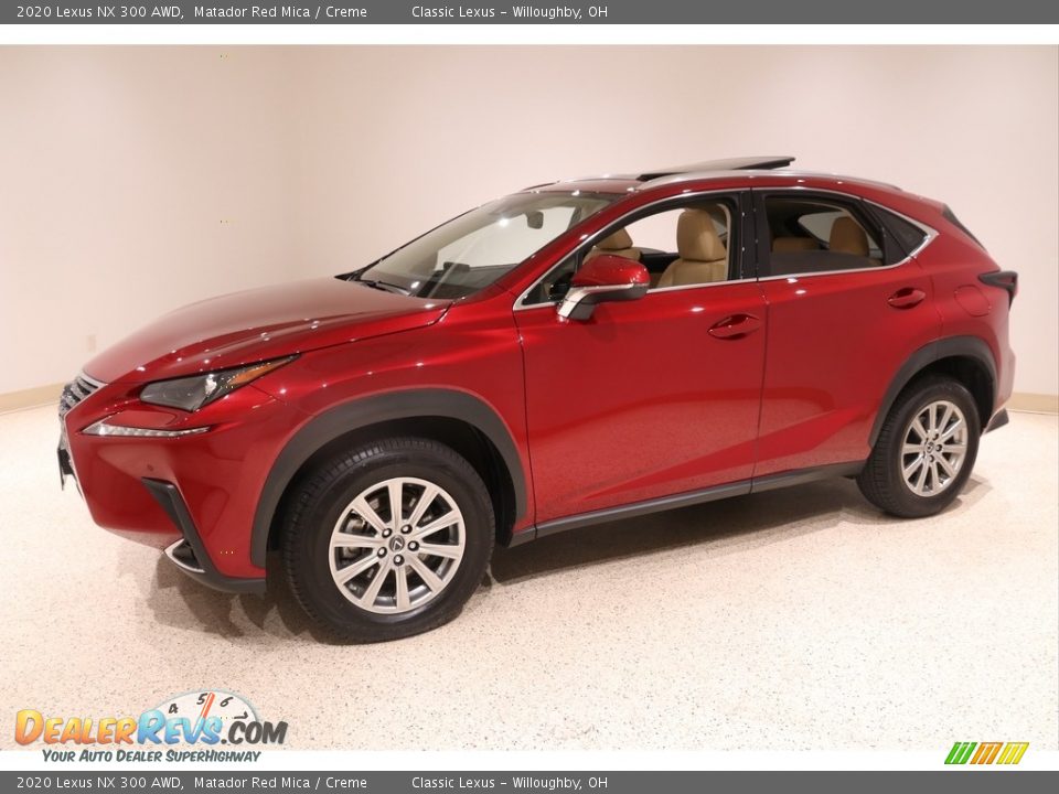 2020 Lexus NX 300 AWD Matador Red Mica / Creme Photo #3
