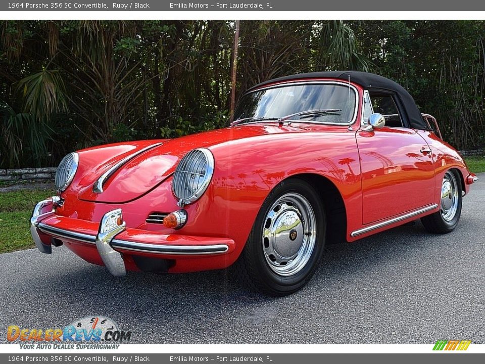 Ruby 1964 Porsche 356 SC Convertible Photo #19