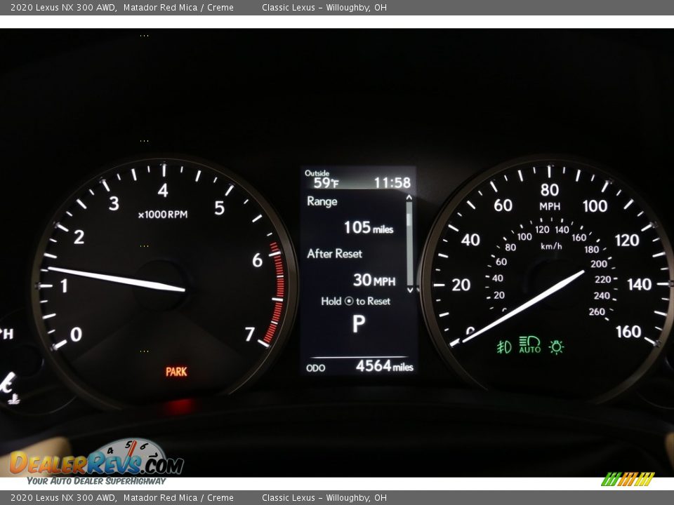 2020 Lexus NX 300 AWD Matador Red Mica / Creme Photo #7