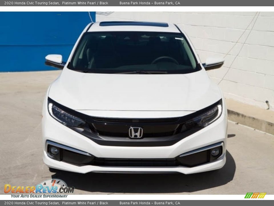 2020 Honda Civic Touring Sedan Platinum White Pearl / Black Photo #3
