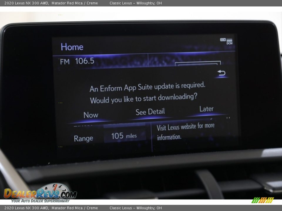 2020 Lexus NX 300 AWD Matador Red Mica / Creme Photo #14