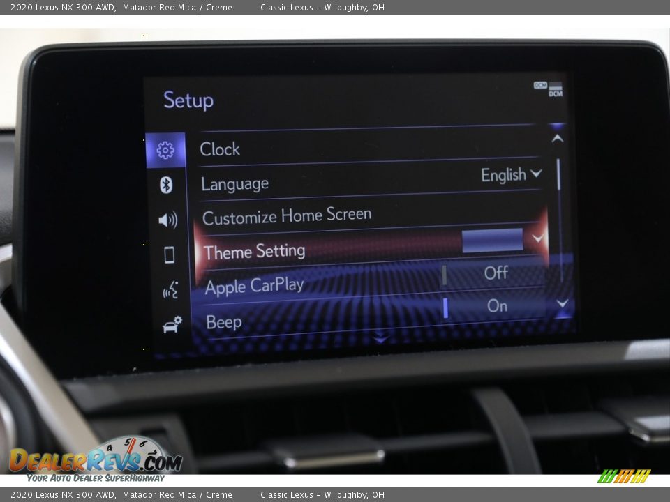 2020 Lexus NX 300 AWD Matador Red Mica / Creme Photo #16