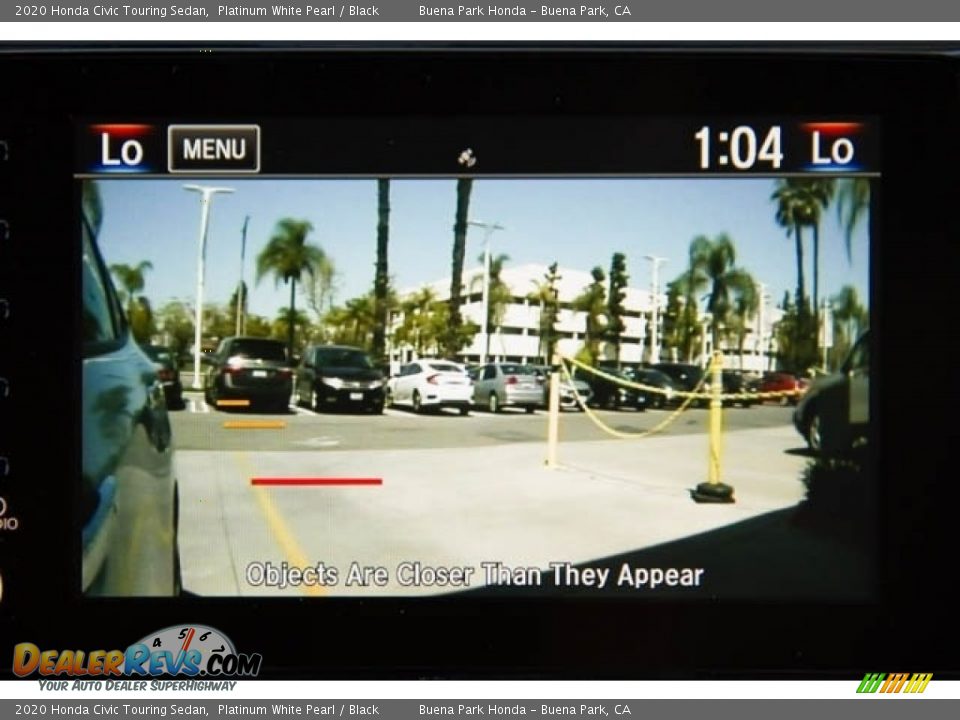 2020 Honda Civic Touring Sedan Platinum White Pearl / Black Photo #15