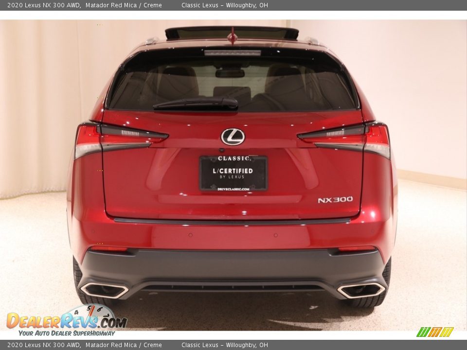 2020 Lexus NX 300 AWD Matador Red Mica / Creme Photo #25