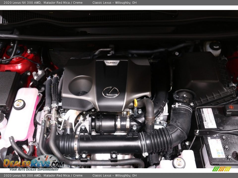 2020 Lexus NX 300 AWD Matador Red Mica / Creme Photo #26