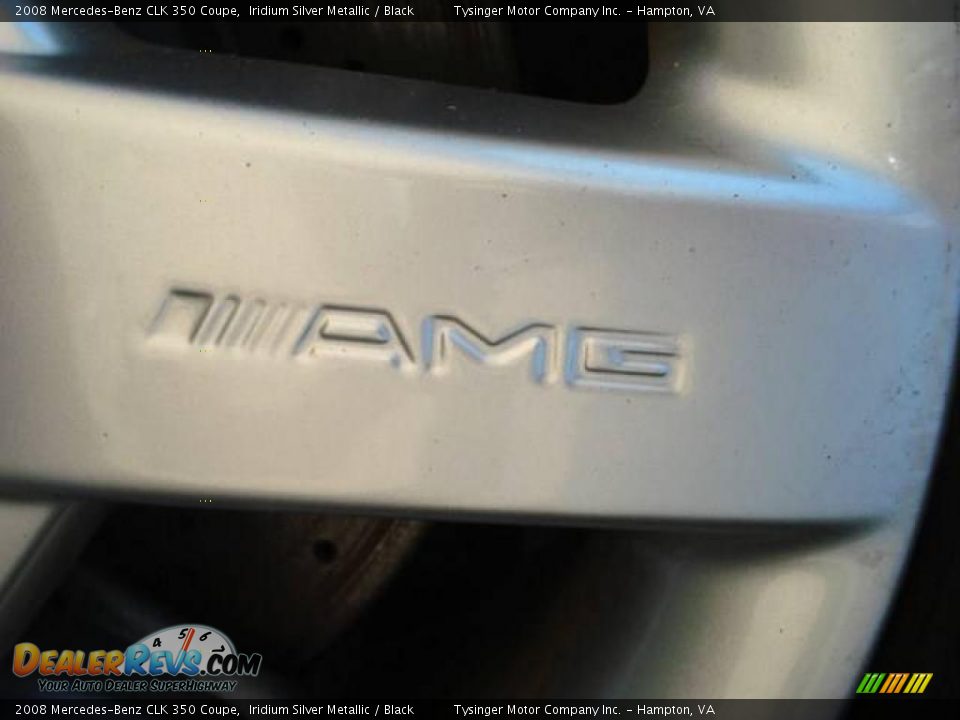 2008 Mercedes-Benz CLK 350 Coupe Iridium Silver Metallic / Black Photo #24