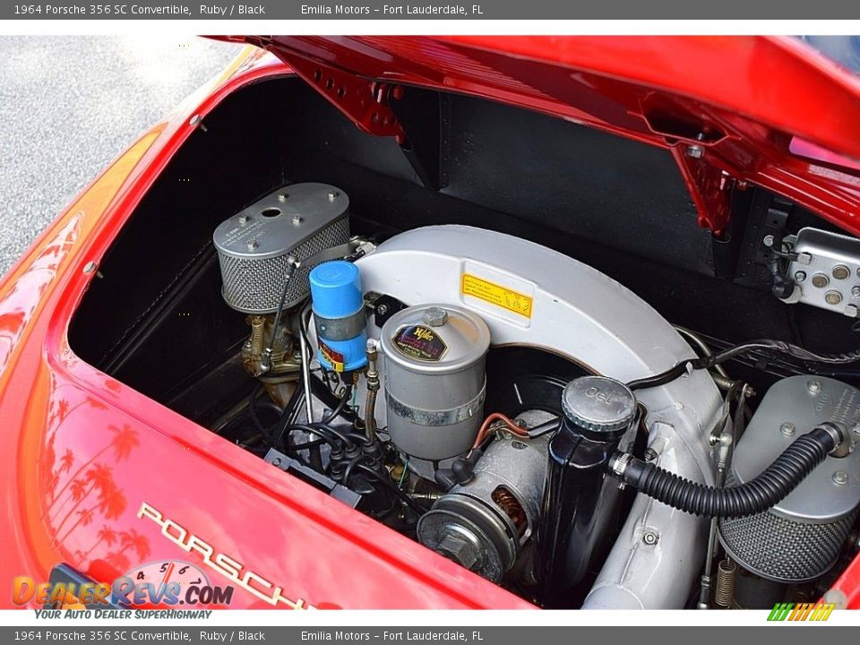1964 Porsche 356 SC Convertible 1.6 Liter Type 616/16 B4 (1600 SC) Engine Photo #54
