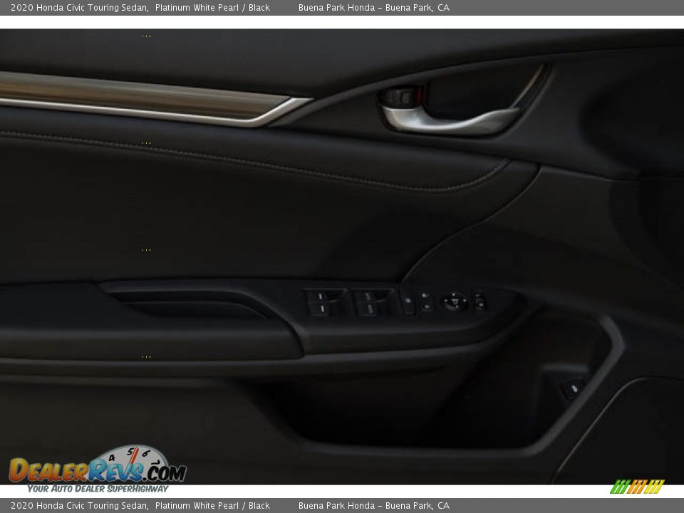 2020 Honda Civic Touring Sedan Platinum White Pearl / Black Photo #35