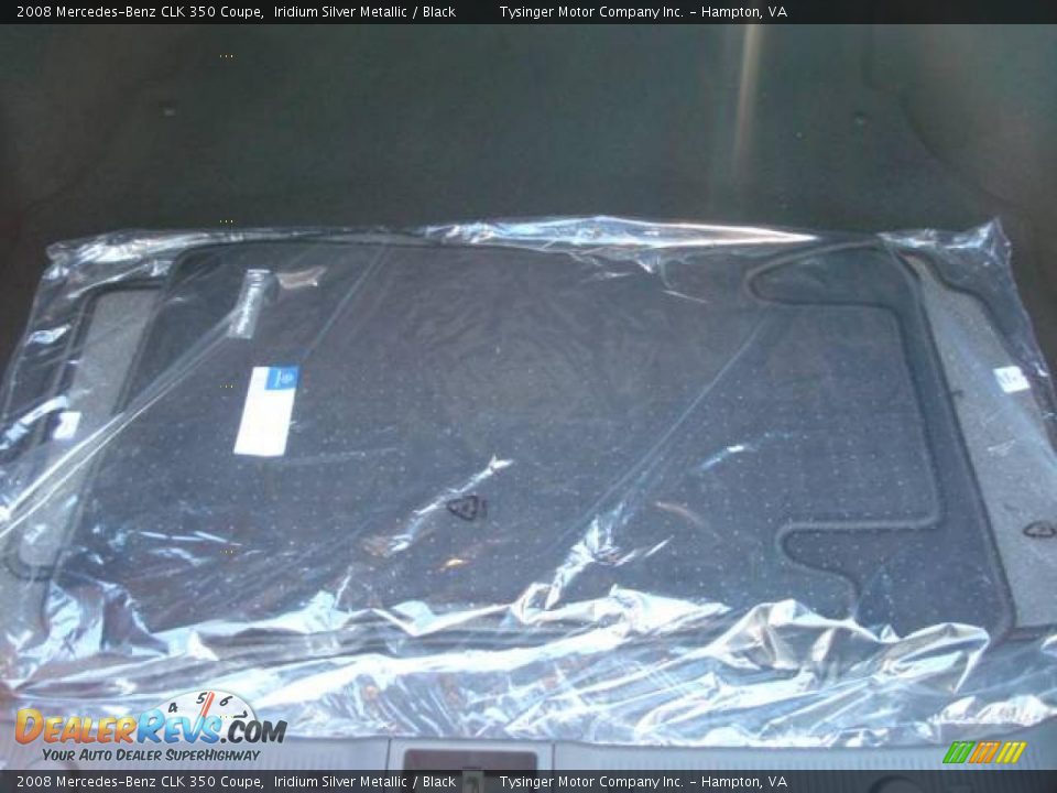 2008 Mercedes-Benz CLK 350 Coupe Iridium Silver Metallic / Black Photo #26