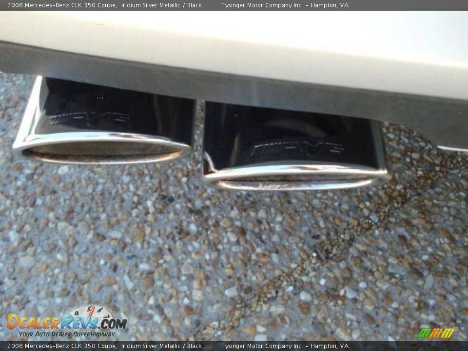 2008 Mercedes-Benz CLK 350 Coupe Iridium Silver Metallic / Black Photo #29