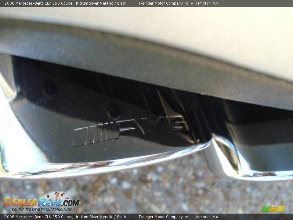 2008 Mercedes-Benz CLK 350 Coupe Iridium Silver Metallic / Black Photo #30