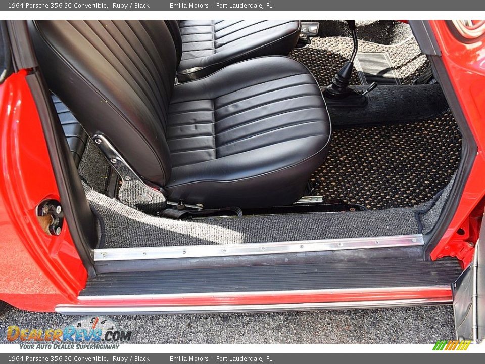 Front Seat of 1964 Porsche 356 SC Convertible Photo #75