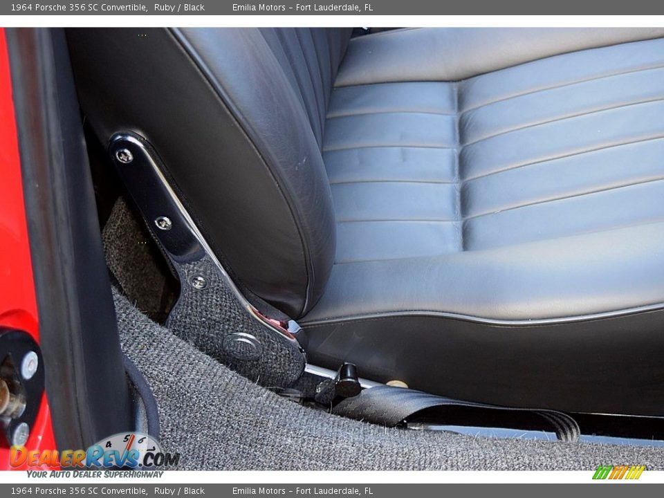 Front Seat of 1964 Porsche 356 SC Convertible Photo #76