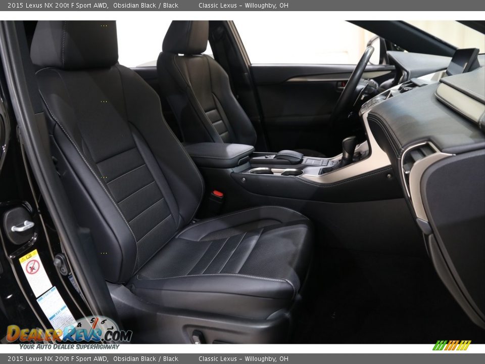 Front Seat of 2015 Lexus NX 200t F Sport AWD Photo #17