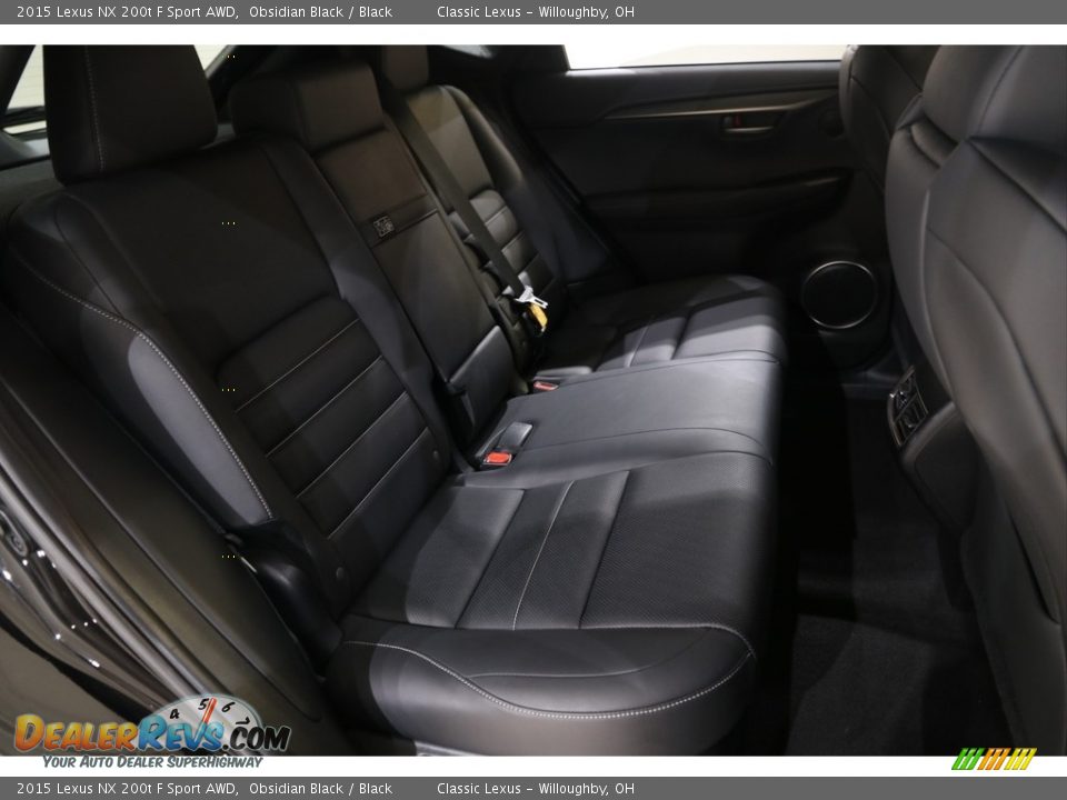 Rear Seat of 2015 Lexus NX 200t F Sport AWD Photo #18