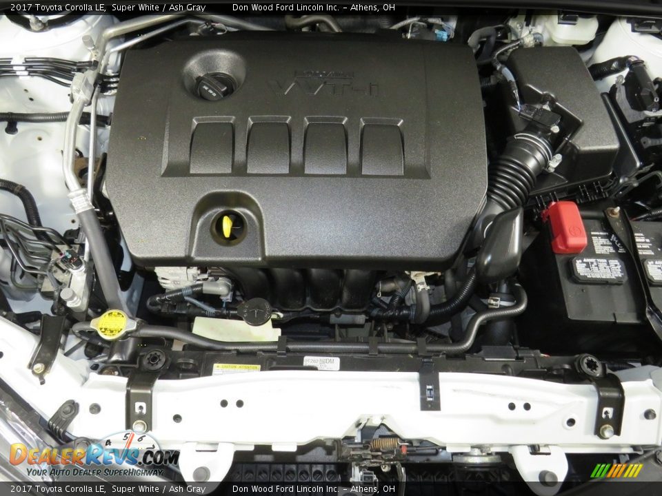 2017 Toyota Corolla LE Super White / Ash Gray Photo #6