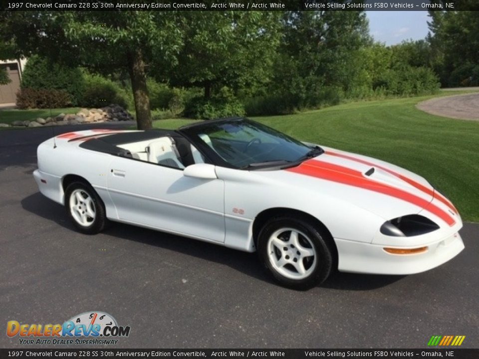 Arctic White 1997 Chevrolet Camaro Z28 SS 30th Anniversary Edition Convertible Photo #18