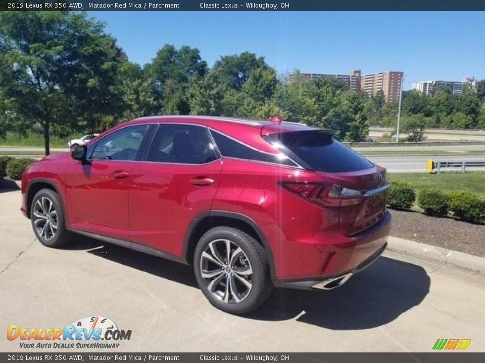 2019 Lexus RX 350 AWD Matador Red Mica / Parchment Photo #4