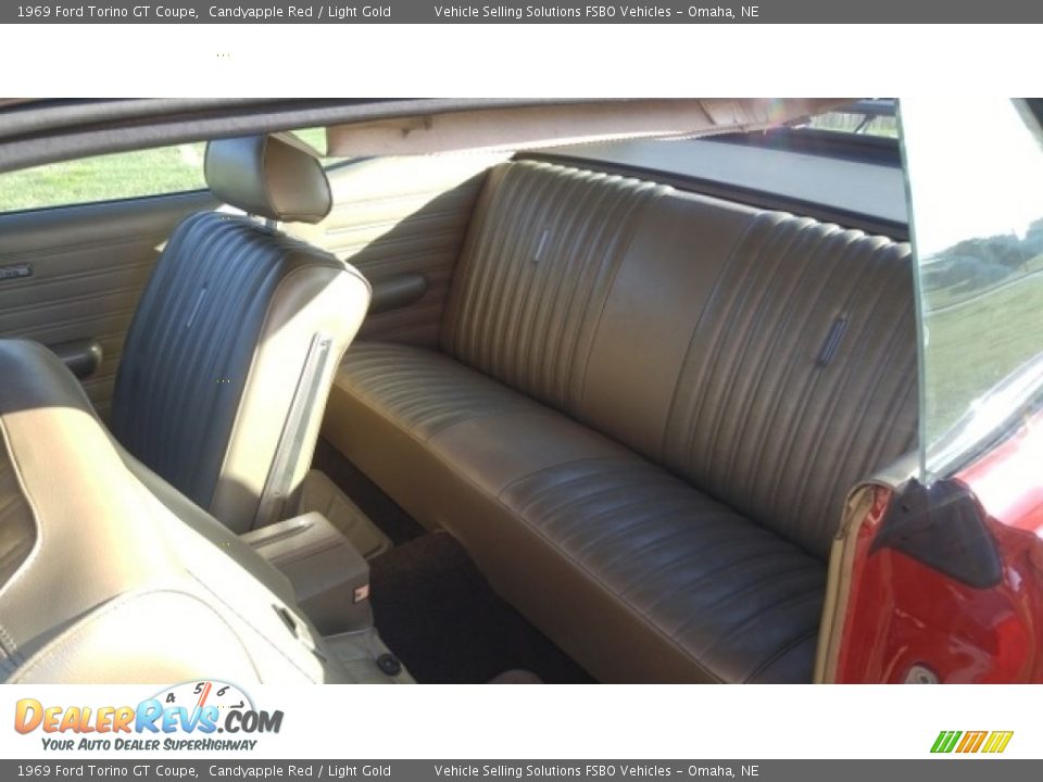 Rear Seat of 1969 Ford Torino GT Coupe Photo #3