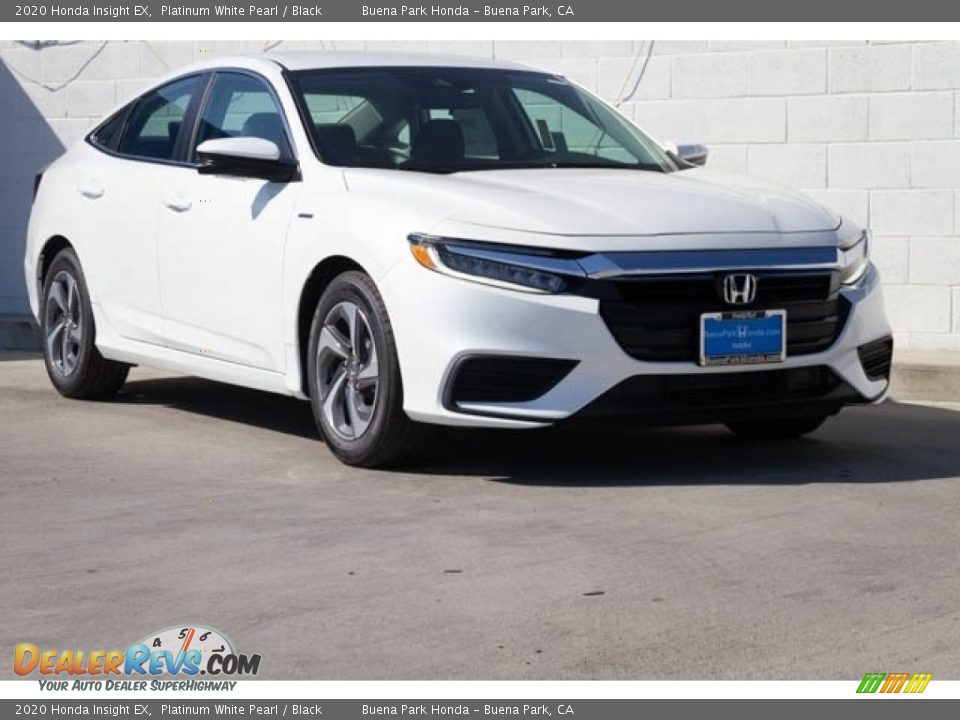 2020 Honda Insight EX Platinum White Pearl / Black Photo #1