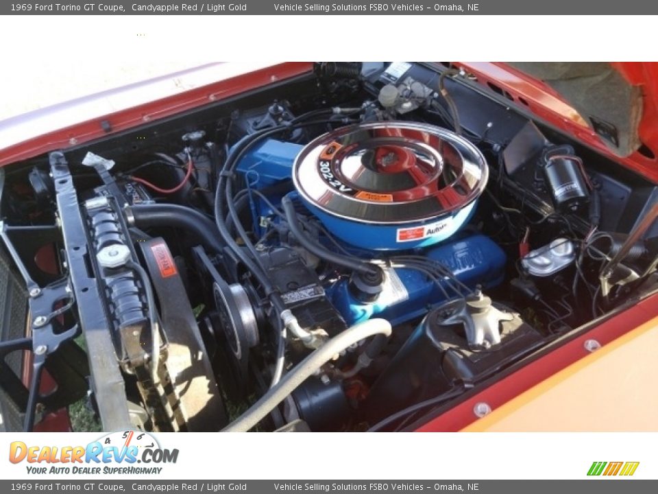 1969 Ford Torino GT Coupe 302 ci OHV 16-Valve V8 Engine Photo #5