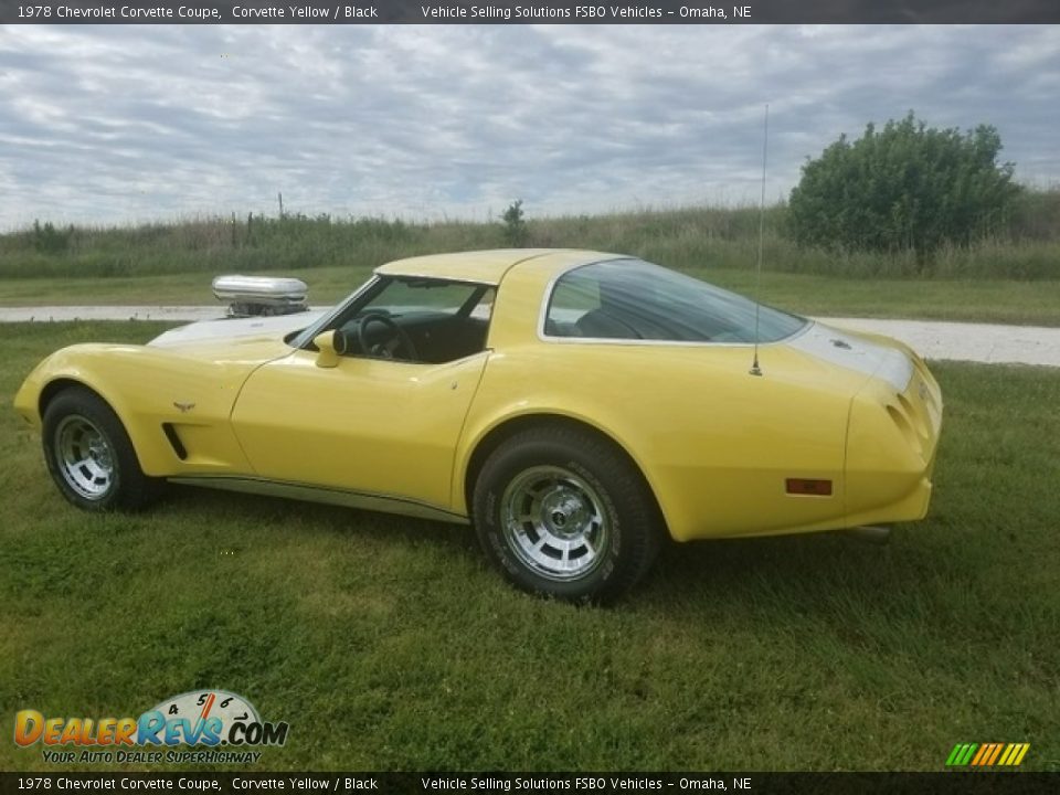 1978 Chevrolet Corvette Coupe Corvette Yellow / Black Photo #1