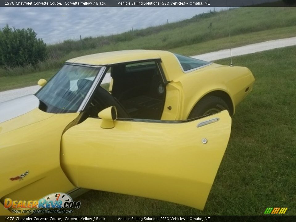 1978 Chevrolet Corvette Coupe Corvette Yellow / Black Photo #2