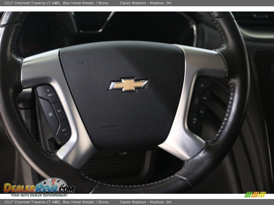 2017 Chevrolet Traverse LT AWD Blue Velvet Metallic / Ebony Photo #7