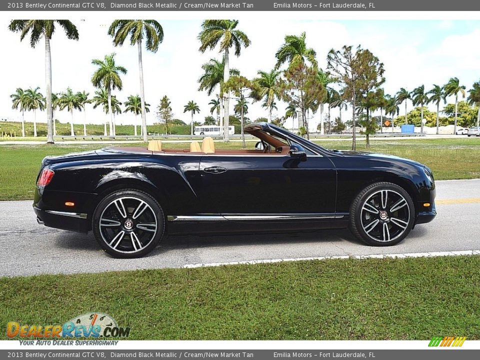 Diamond Black Metallic 2013 Bentley Continental GTC V8  Photo #2