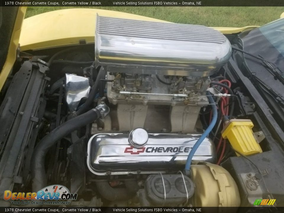 1978 Chevrolet Corvette Coupe Corvette Yellow / Black Photo #6