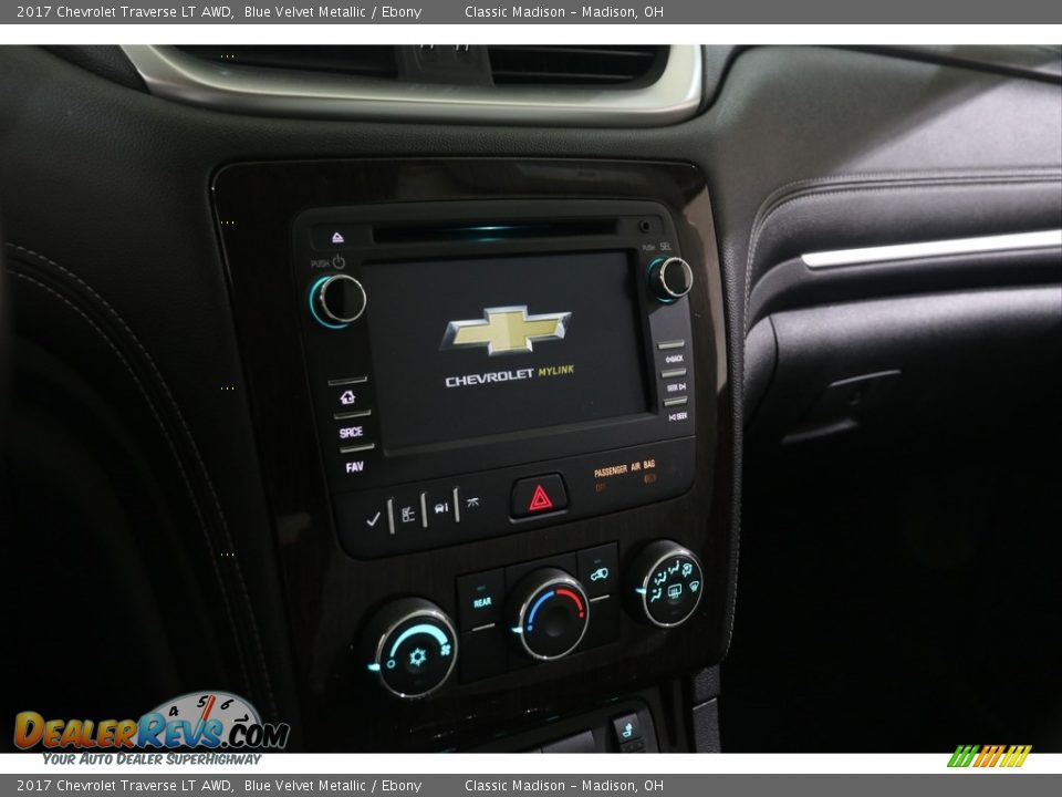 2017 Chevrolet Traverse LT AWD Blue Velvet Metallic / Ebony Photo #11