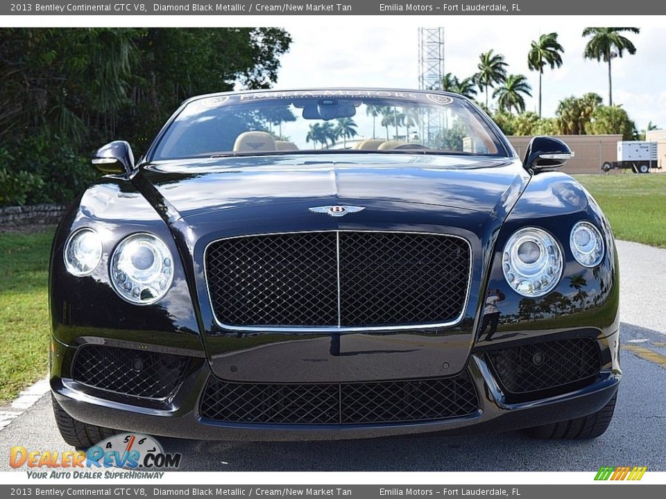 Diamond Black Metallic 2013 Bentley Continental GTC V8  Photo #11