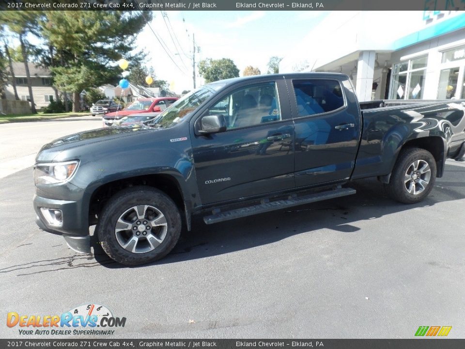 2017 Chevrolet Colorado Z71 Crew Cab 4x4 Graphite Metallic / Jet Black Photo #5