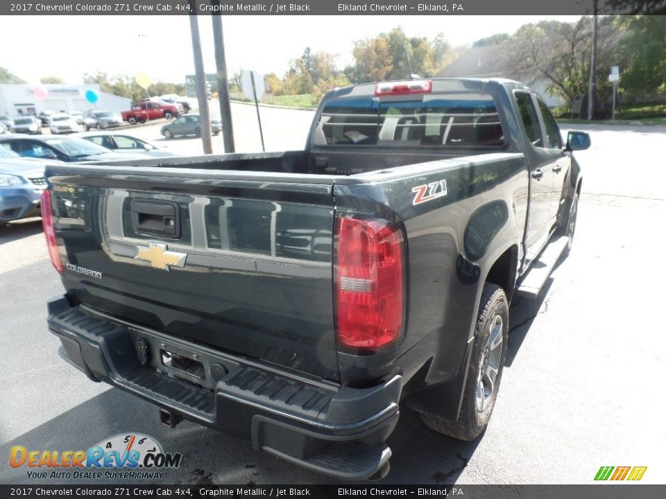 2017 Chevrolet Colorado Z71 Crew Cab 4x4 Graphite Metallic / Jet Black Photo #8