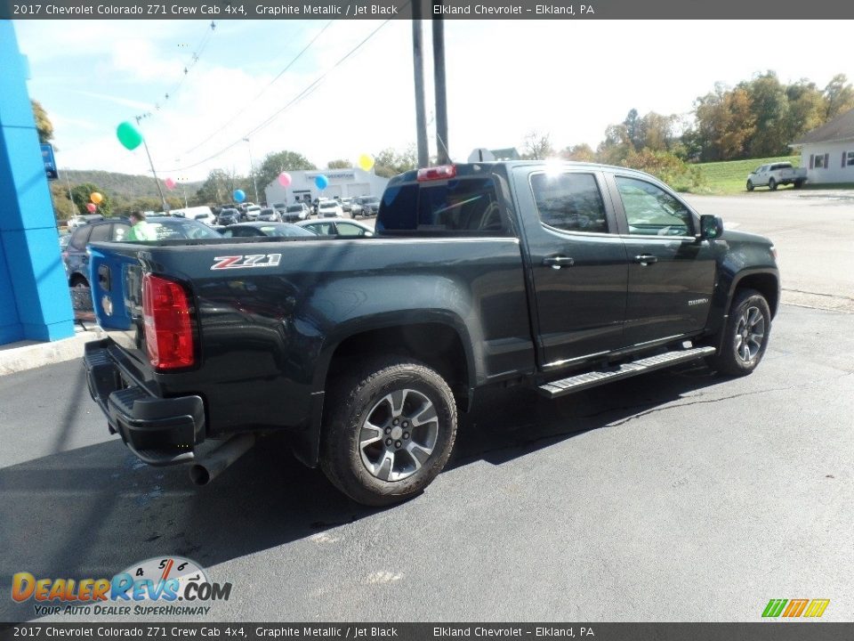 2017 Chevrolet Colorado Z71 Crew Cab 4x4 Graphite Metallic / Jet Black Photo #9