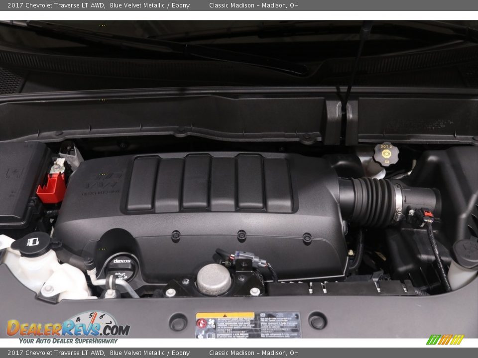 2017 Chevrolet Traverse LT AWD Blue Velvet Metallic / Ebony Photo #27