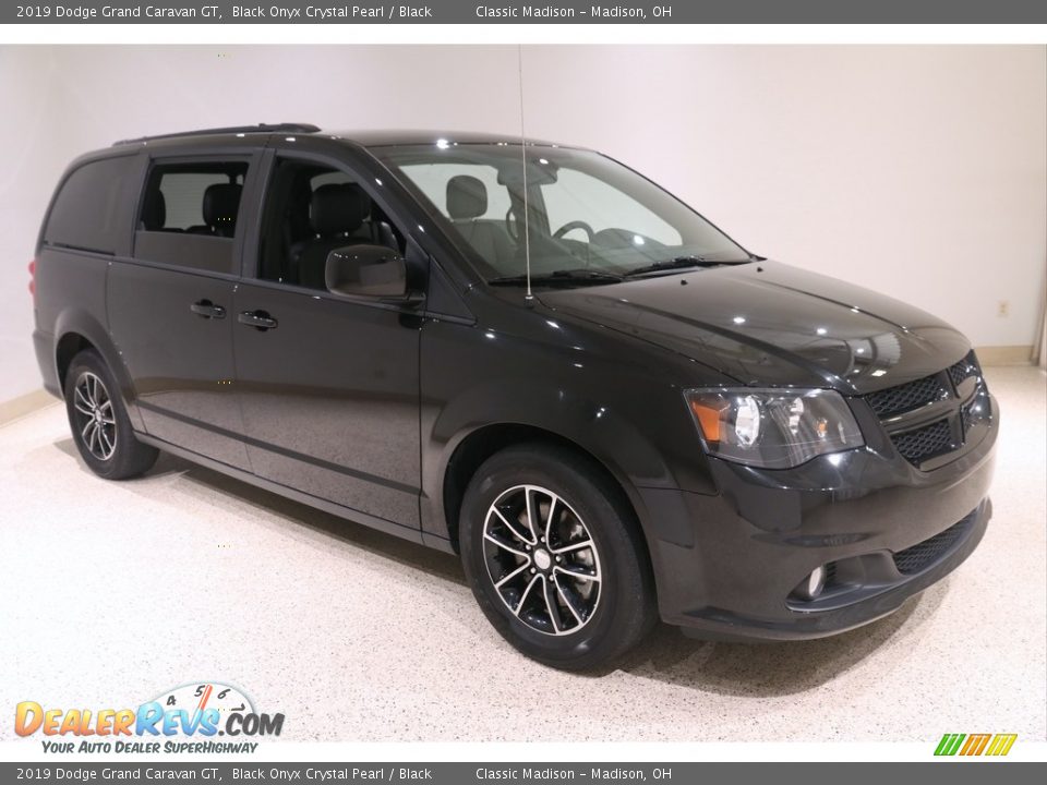 2019 Dodge Grand Caravan GT Black Onyx Crystal Pearl / Black Photo #1