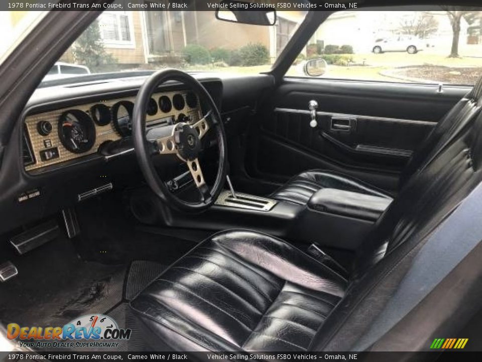 Black Interior - 1978 Pontiac Firebird Trans Am Coupe Photo #2