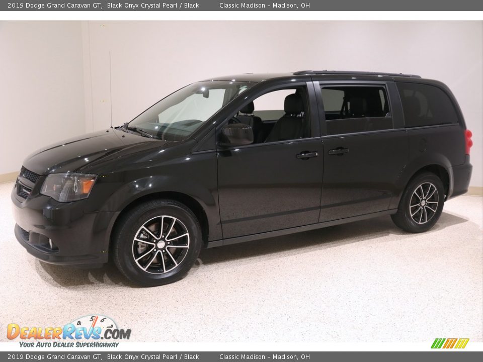 2019 Dodge Grand Caravan GT Black Onyx Crystal Pearl / Black Photo #3